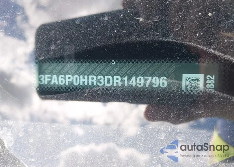 2013 Ford Fusion Se из США, поврежденный, VIN 3FA6P0HR3DR149796